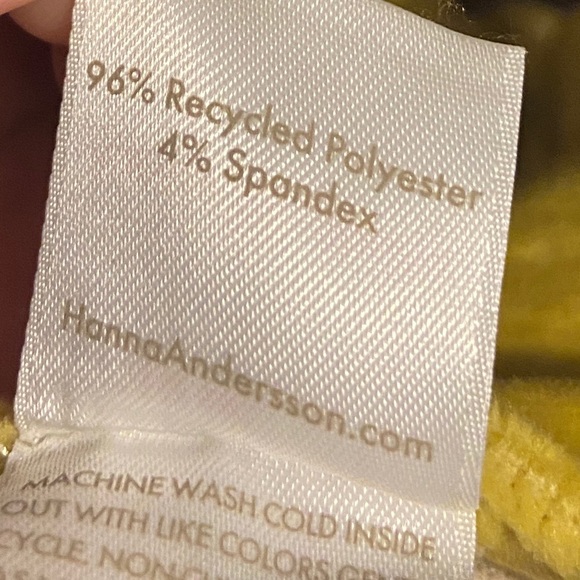 FUNDRAISER ITEM-𝅺Hanna Anderson Velvet dress girls size 5 chartruese - Picture 6 of 15